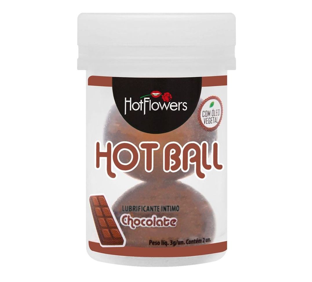 Bolinha lubrificante Hot ball Chocolate